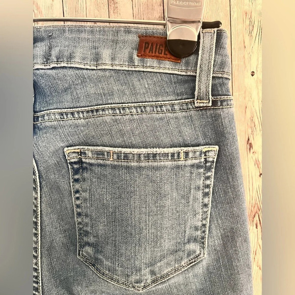 Paige Crop Jeans Verdugo Medium Wash Size 25 - Picture 3 of 6